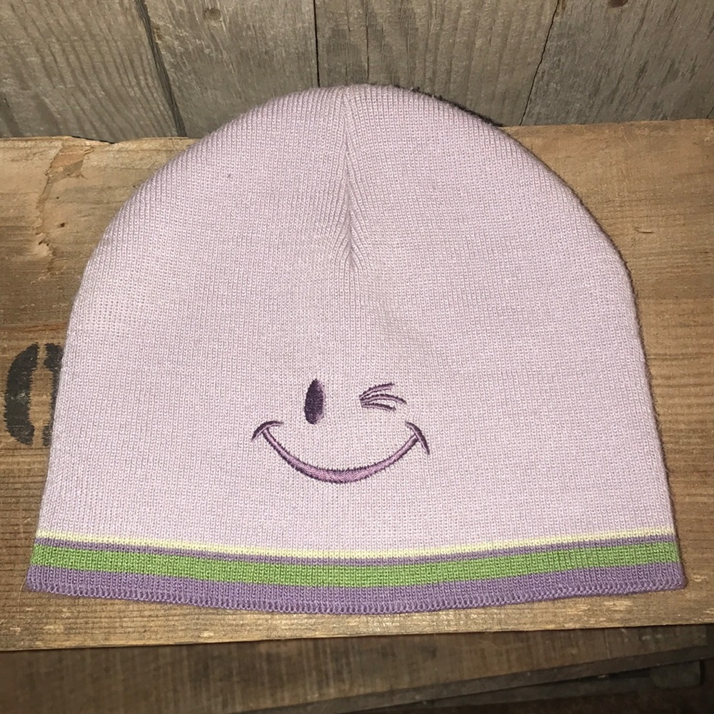 Joe Boxer Wink Emoji Face Beanie